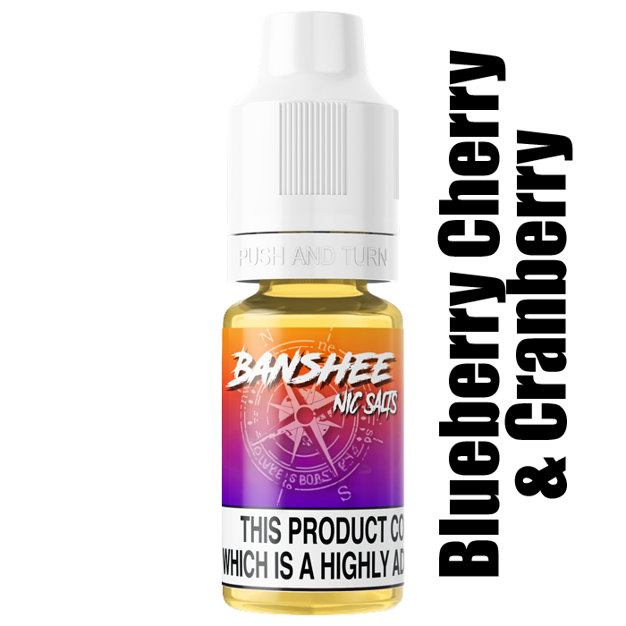 Banshee Nic Salt Blueberry, Cherry & Cranberry