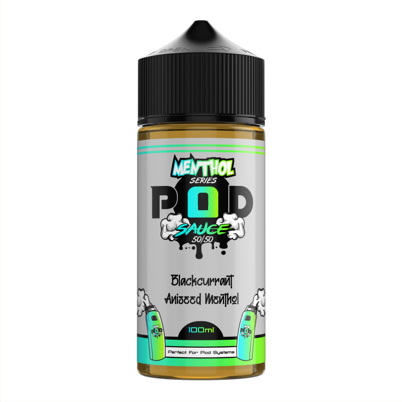 Blackcurrant Aniseed Menthol – Pod Sauce Menthol Series Shortfill