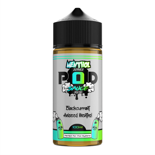Blackcurrant Aniseed Menthol – Pod Sauce Menthol Series Shortfill