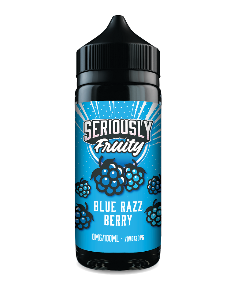 Seriously Fruity Blue Razz Berry E-liquid 100ml Shortfill