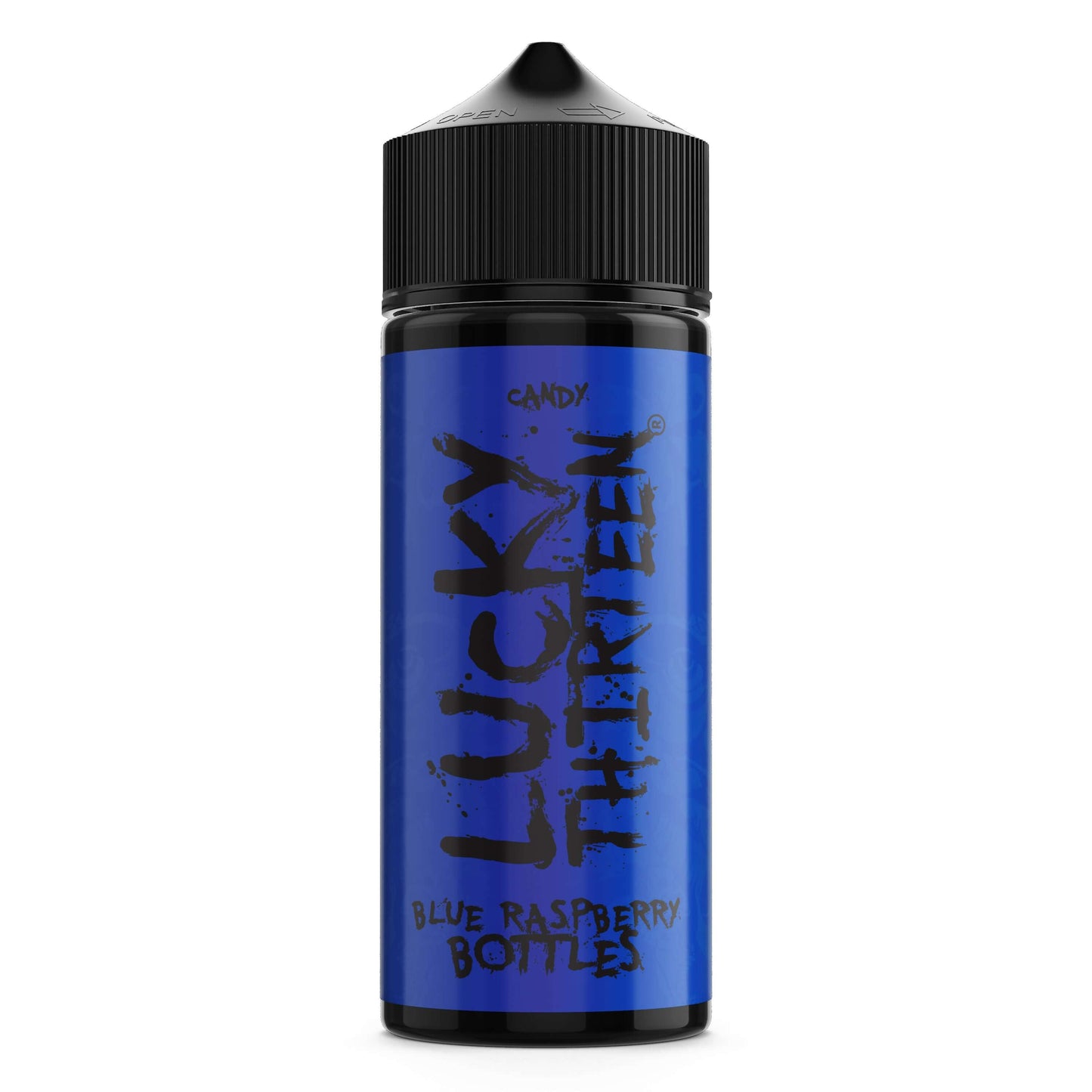 Blue Raspberry Bottles E-Liquid by Lucky Thirteen
