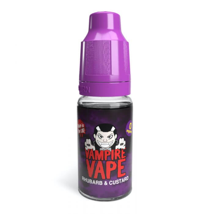 Rhubarb and Custard E-liquid by Vampire Vape