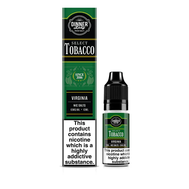 Virginia Dinner Lady Select Tobacco Nic Salts