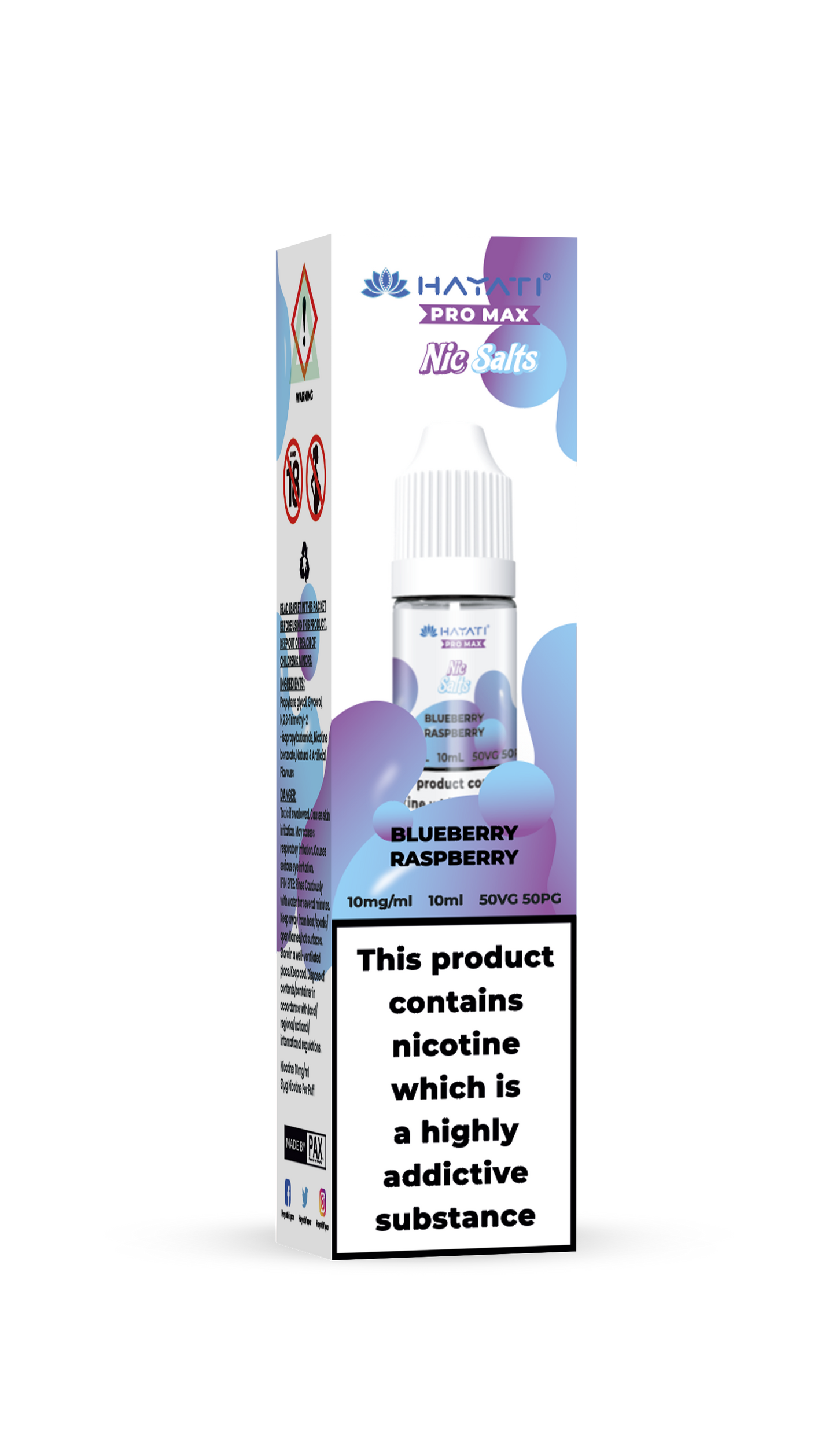 Blueberry Sour Raspberry Hayati Pro Max Nic Salt