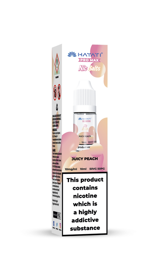 Juicy Peach Hayati Pro Max Nic Salt