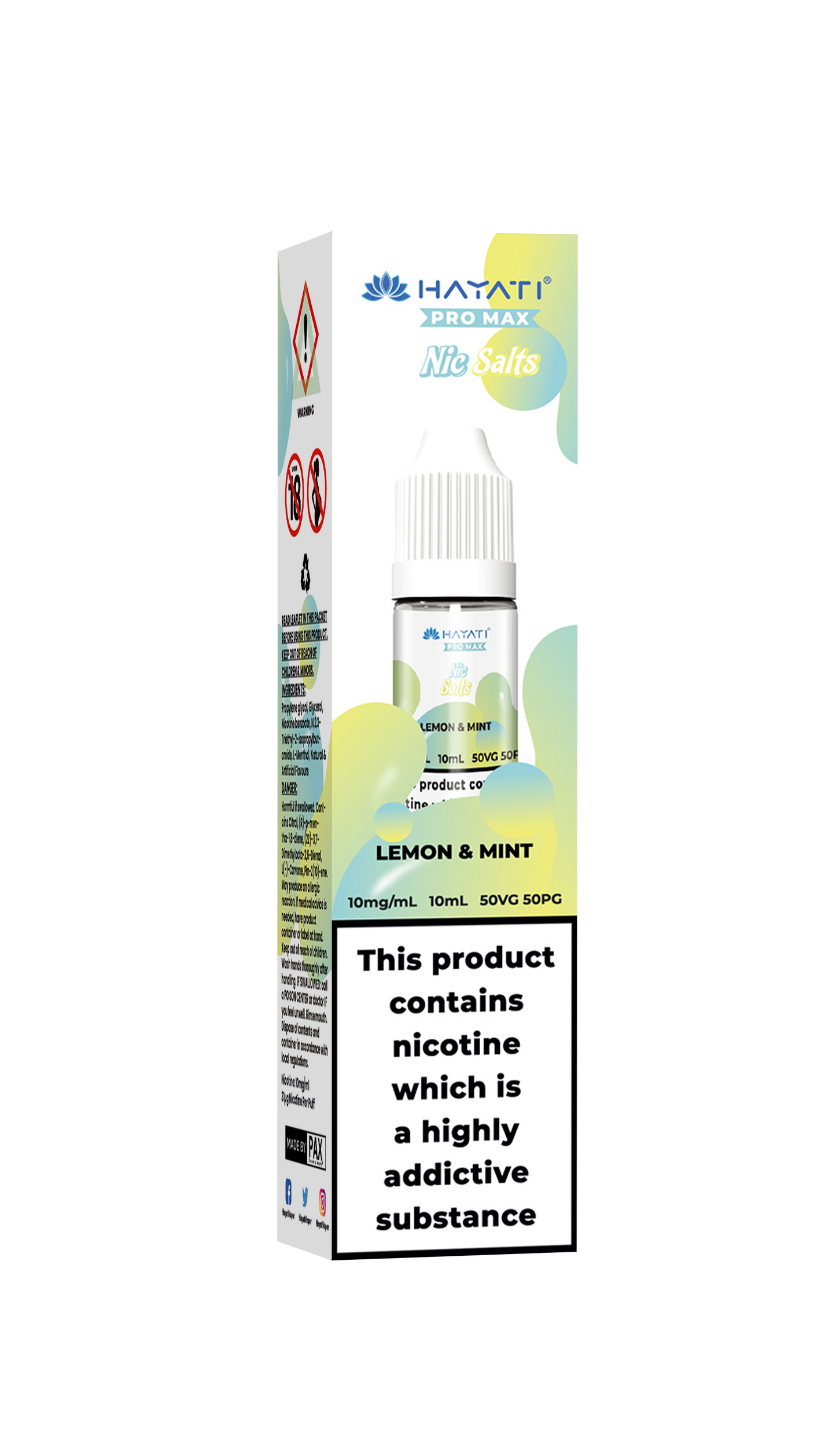 Lemon & Mint Hayati Pro Max Nic Salt