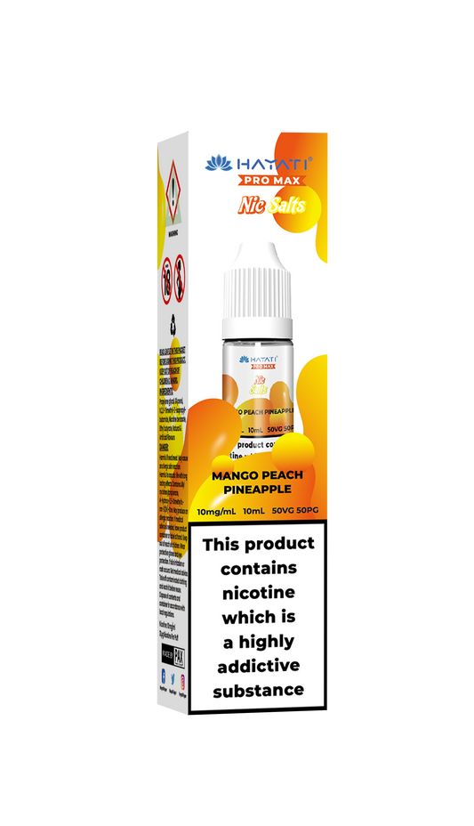 Mango Peach Pineapple Hayati Pro Max Nic Salt