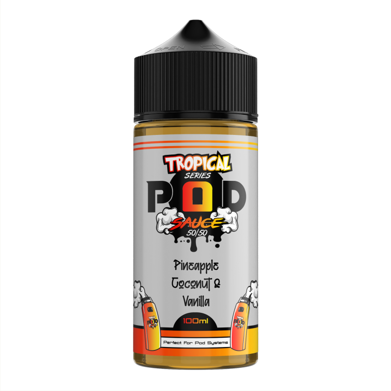 Pineapple Coconut & Vanilla – Pod Sauce Tropical Series Shortfill