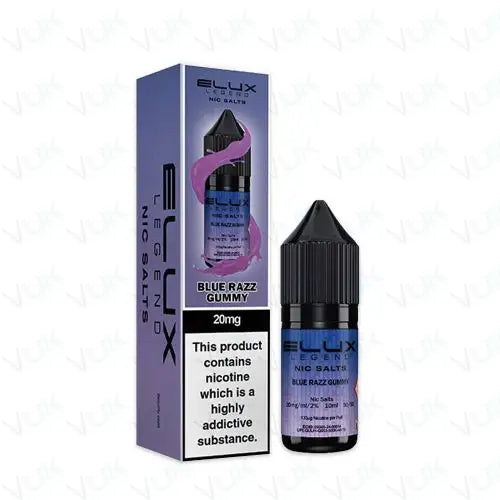 Blue Razz Gummy Elux Legend Nic Salt