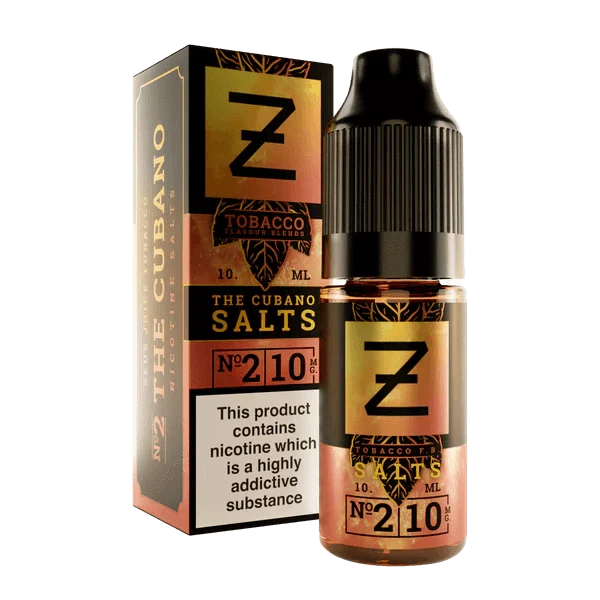 Cubano Tobacco Nic Salt E-liquid by Zeus Juice
