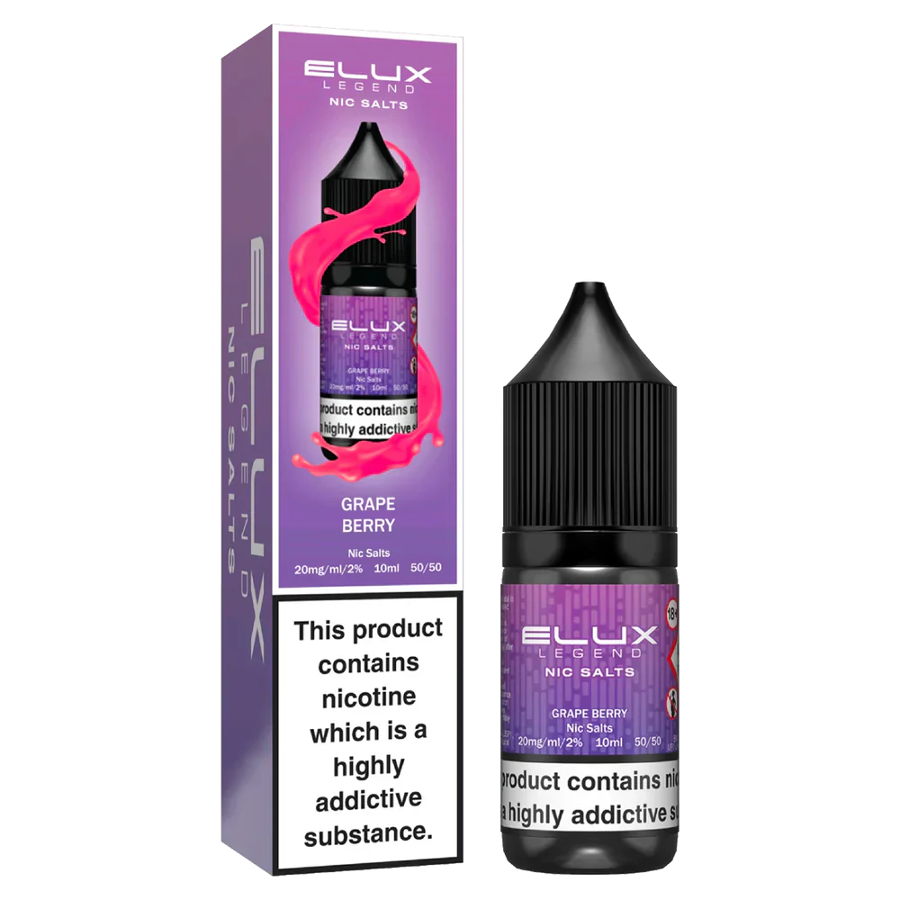 Grape Berry Elux Legend Nic Salt