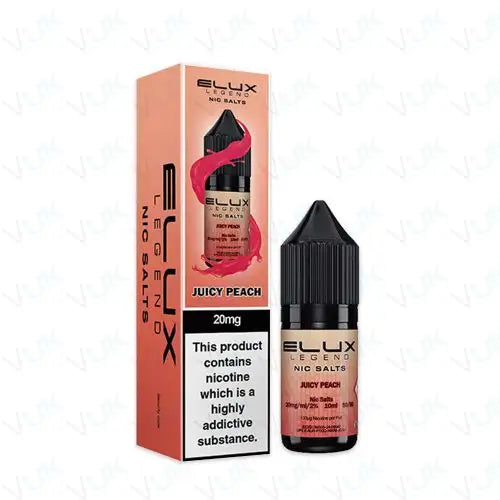 Juicy Peach Elux Legend Nic Salt