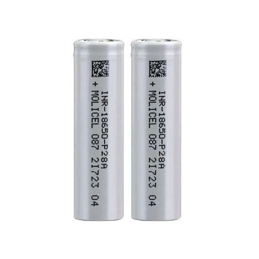 Molicel P28A (2 pack) 18650 Batteries