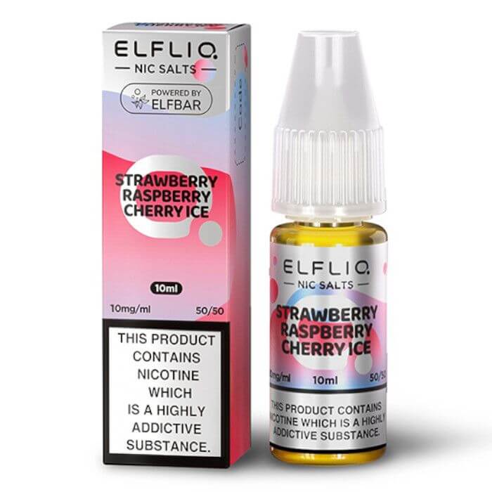 Strawberry Raspberry Cherry Ice by Elfliq Nic Salts