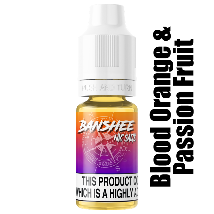 Banshee Nic Salt Blood Orange & Passion Fruit