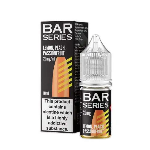 Lemon Peach Passion Fruit Bar Series Nic Salt