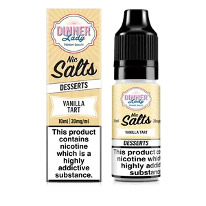 Vanilla Tart Dinner Lady Nic Salt