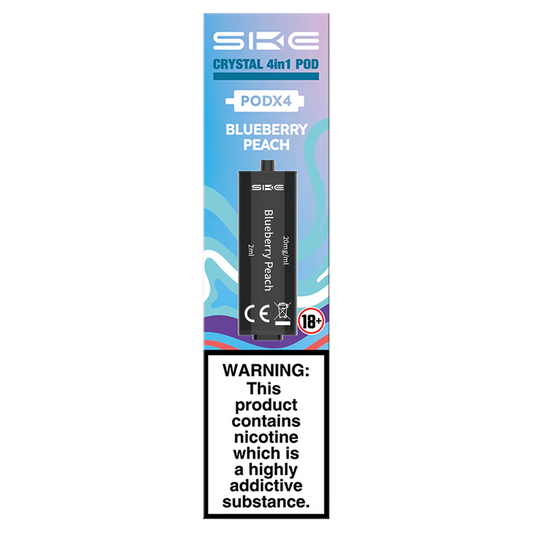 Blueberry Peach SKE Crystal 4 in 1 Pod