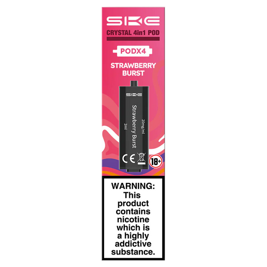 Strawberry Burst SKE Crystal 4 in 1 Pod