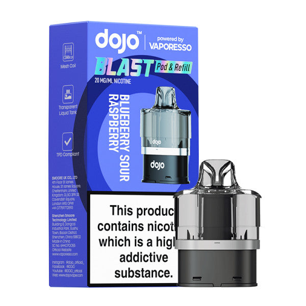 Blueberry Sour Raspberry Vaporesso Dojo Pods | £4.00 – Northwest Vape