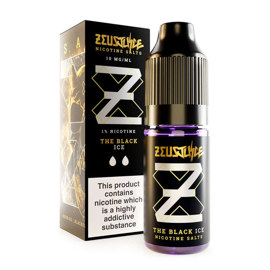 The Black Ice Nic Salt E-Liquid by Zeus Juice