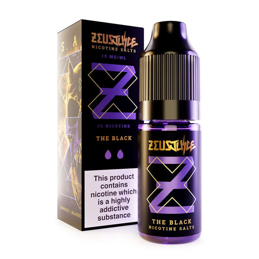The Black Nic Salt E-Liquid by Zeus Juice