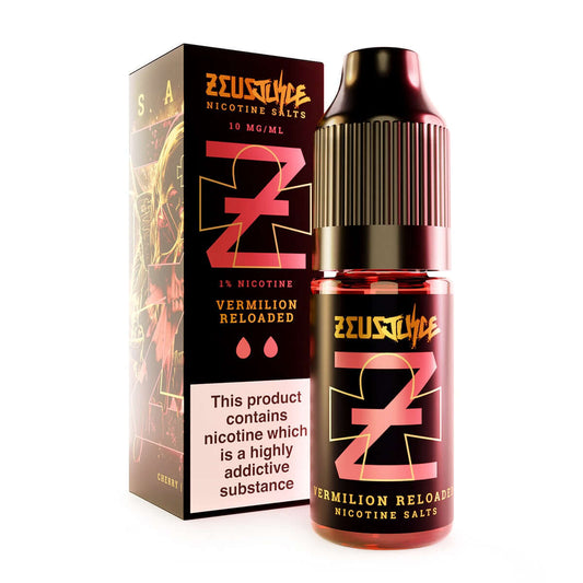 Vermilion Reloaded Nic Salt E-Liquid by Zeus Juice