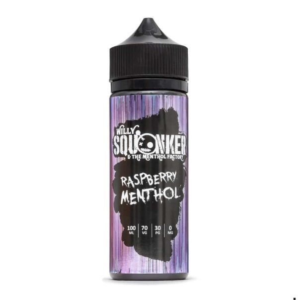 Raspberry Menthol 100ml - By Willy Squonker 70VG