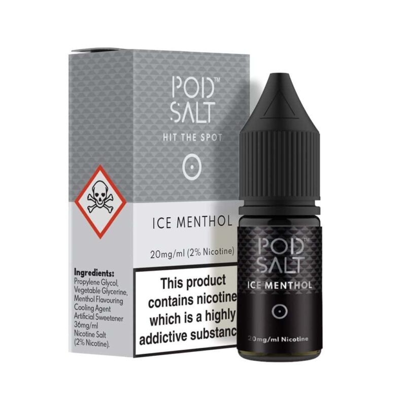 Ice Menthol Nicotine Salt E-Liquid by Pod Salt