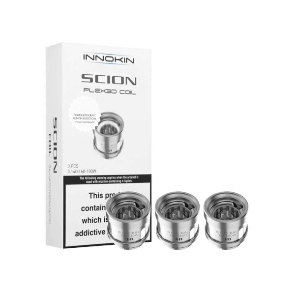 Innokin Scion Plex 3D Coils 0.14ohm Pack of 3
